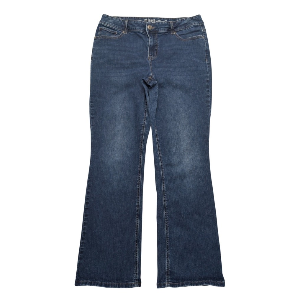 Maurices mjeans Bootcut Jeans Womens 16 Regular Dark Wash Mid-Rise Denim Stretch